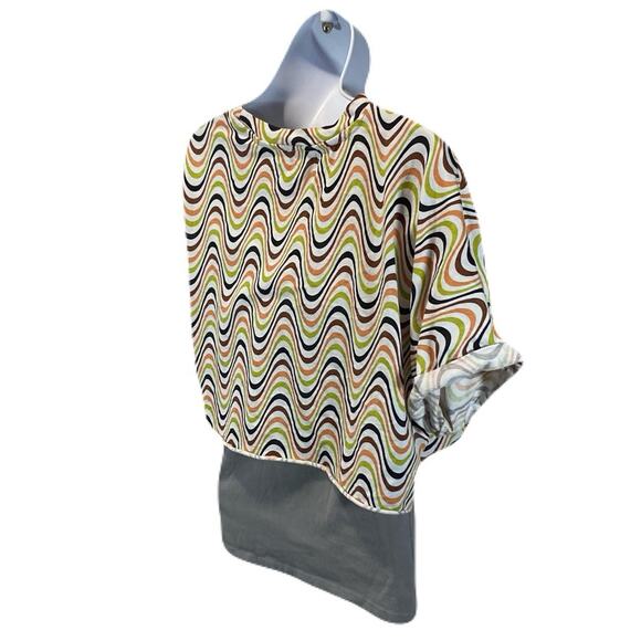 PULL & BEAR Womans Striped Crop Top Size XL - Picture 3 of 8